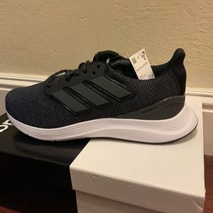 Men’s black Adidas running shoe size 8